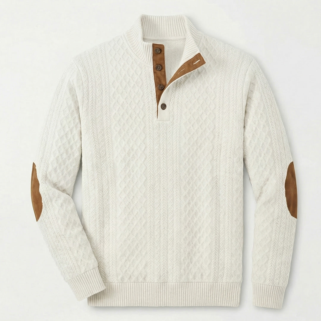 Rudolf I Klassischer Pullover mit Stehkragen