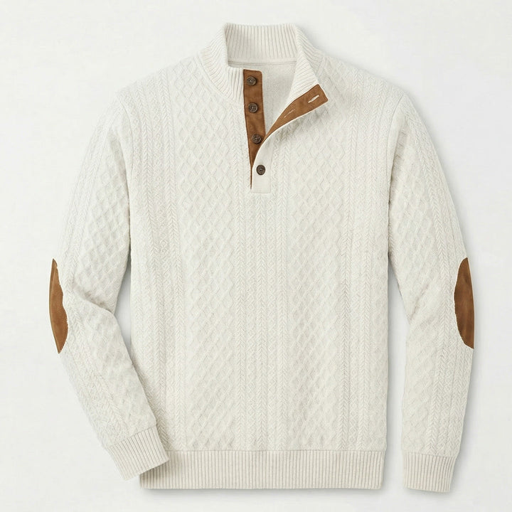 Rudolf I Klassischer Pullover mit Stehkragen