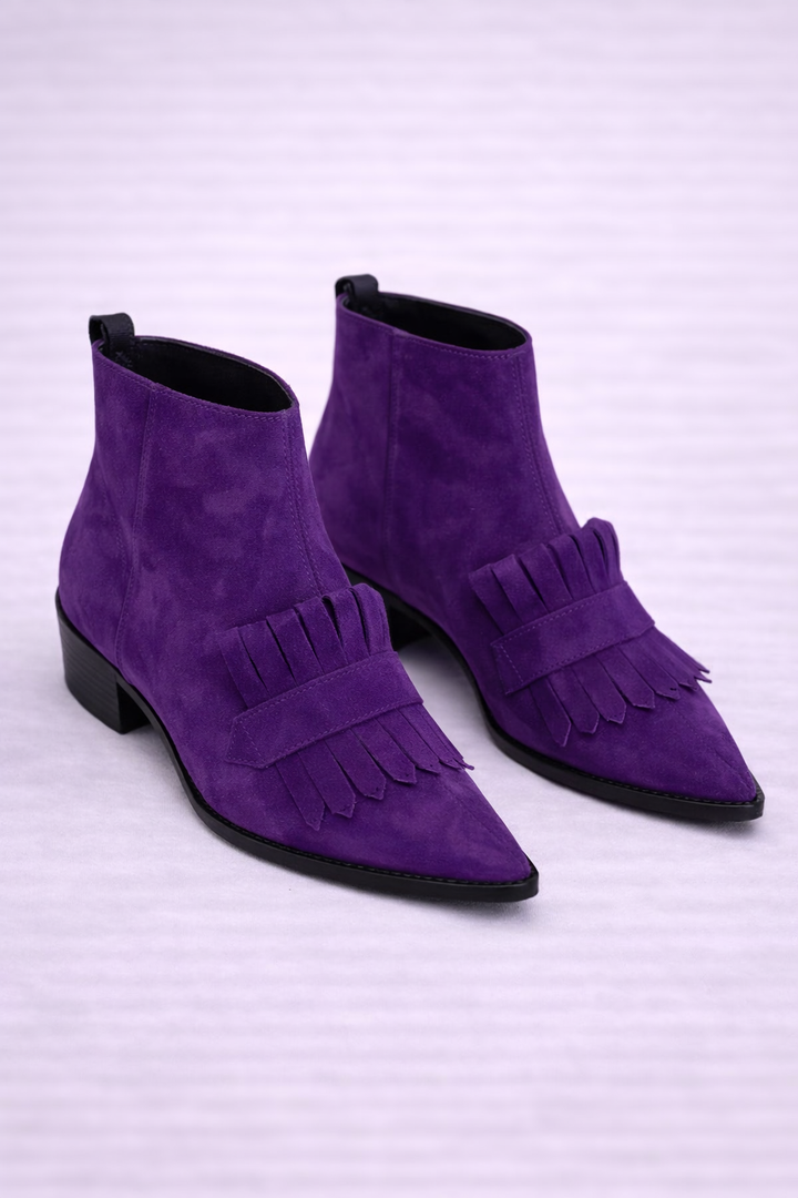 Larah™ | Stiefeletten mit Fransen