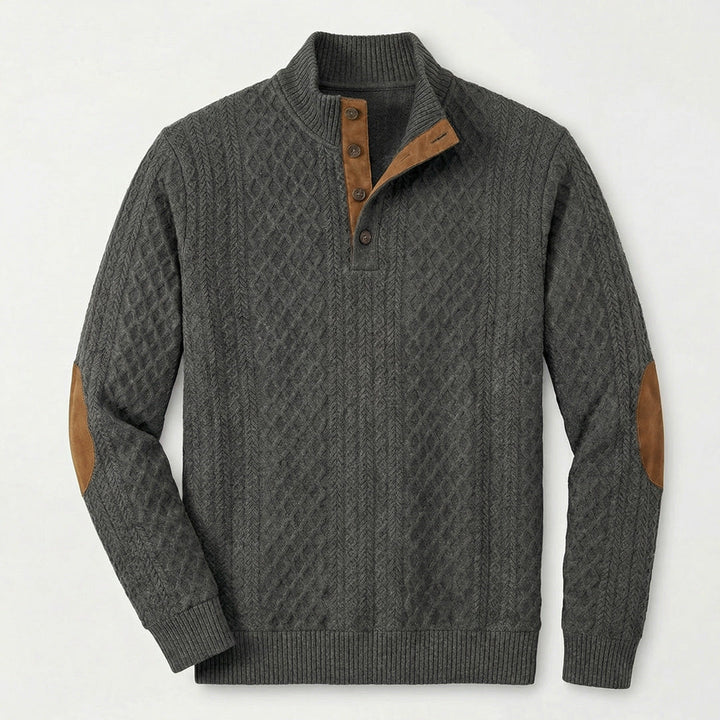 Rudolf I Klassischer Pullover mit Stehkragen