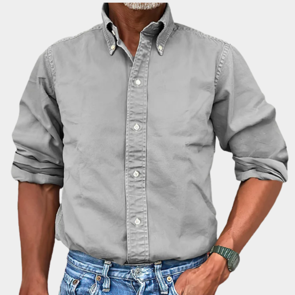 Nolan | Unverzichtbares Langarmhemd