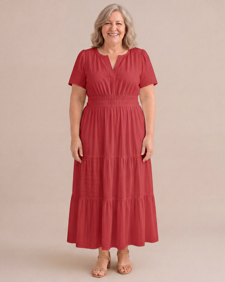 Dagmar™ | Fließendes Boho-Maxikleid mit femininer A-Linie
