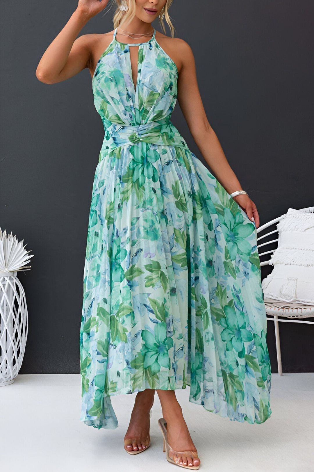 Jasmine™ | Fließendes Maxikleid