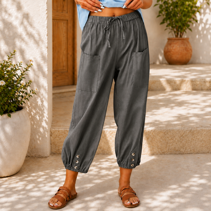 Steffi | Luftige Sommerhose mit elastischem Bund