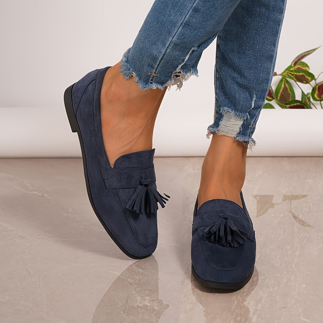 Amelie | Klassische Slipper Mit Quasten