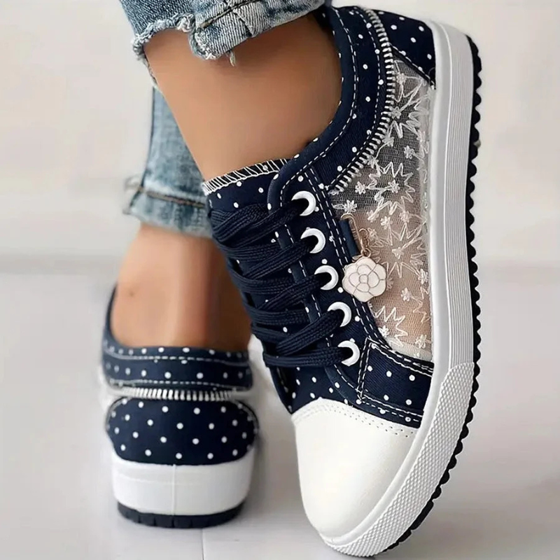 Jenny | Elegante Damen-Sneaker mit floralen Details
