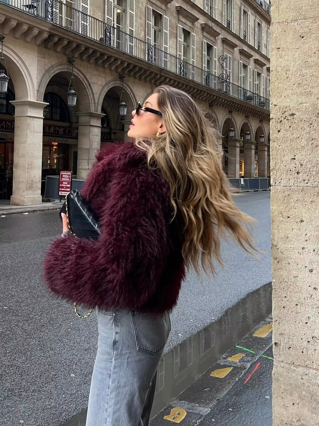 Lea | Kunstfell Oversized Mantel