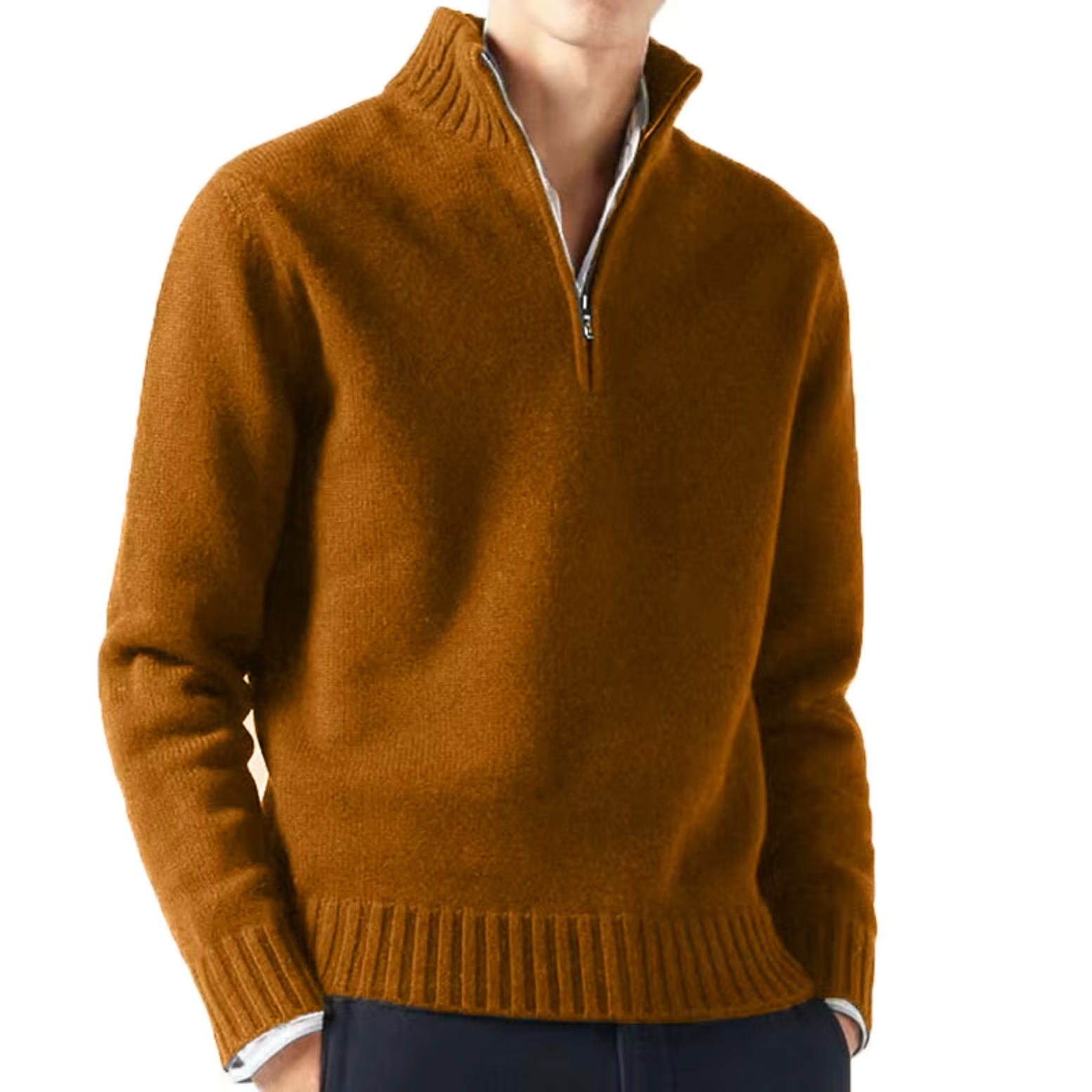 Lucio | Eleganter Half-Zip-Pullover