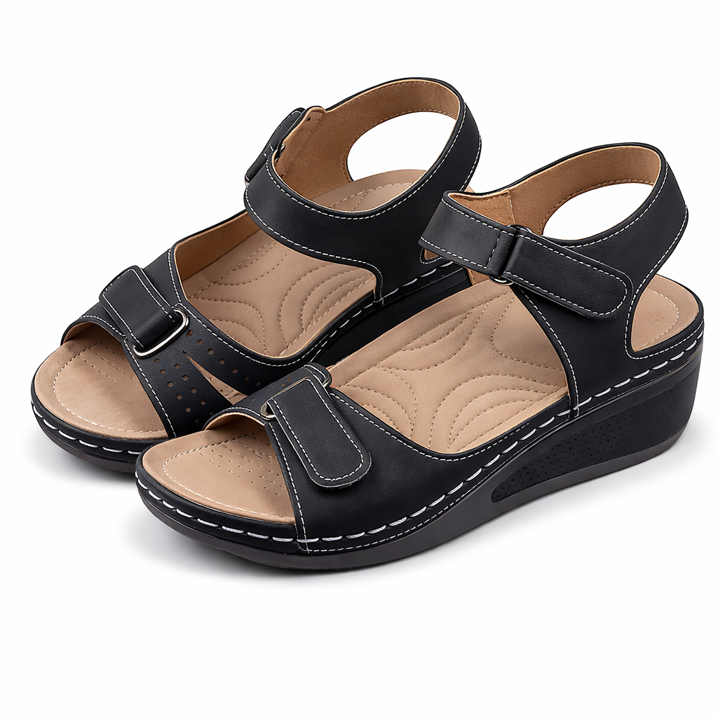 Angela | Orthopädische gepolsterte Sandalen
