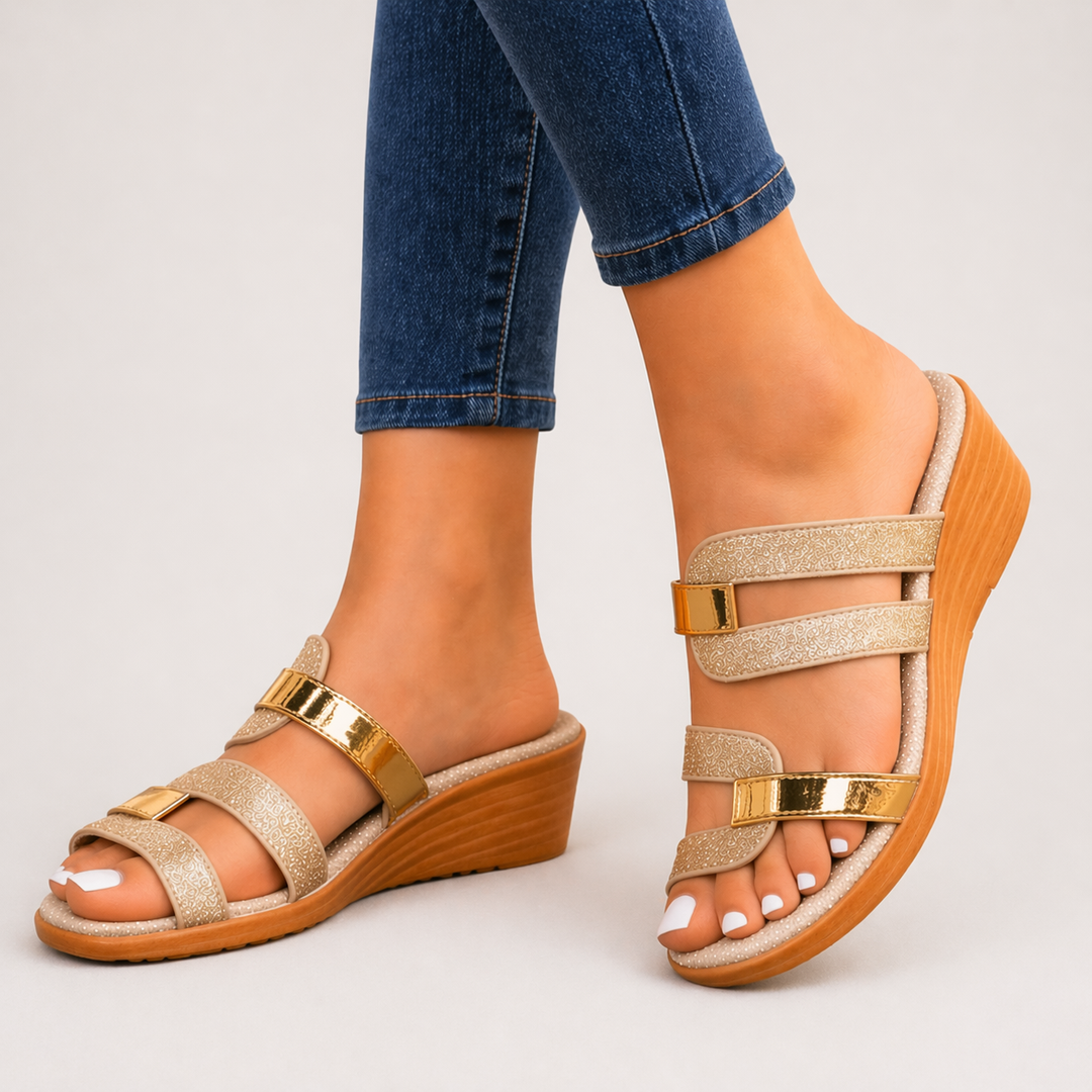 Martina |Bequeme Slide-Sandalen