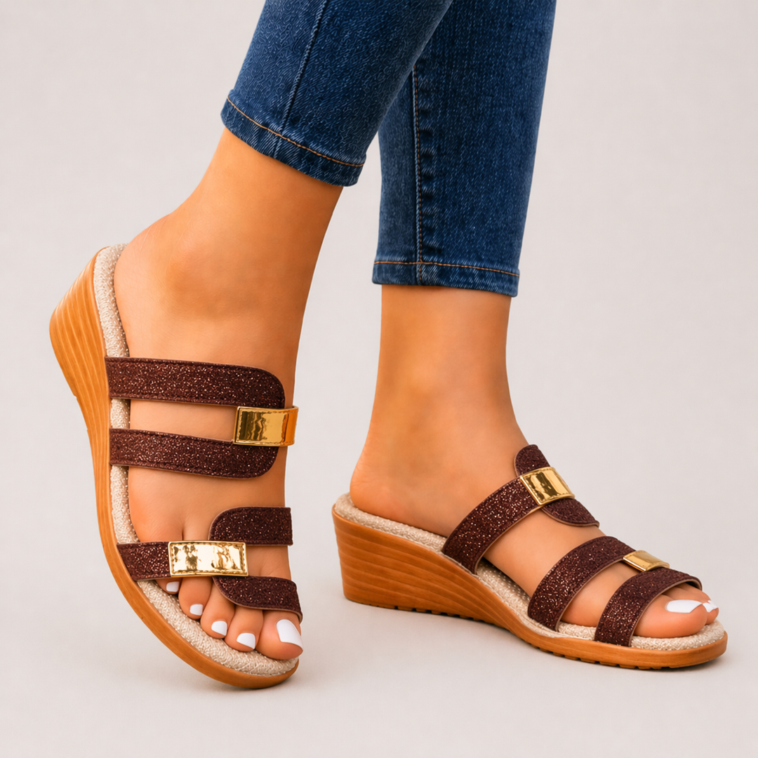 Martina |Bequeme Slide-Sandalen