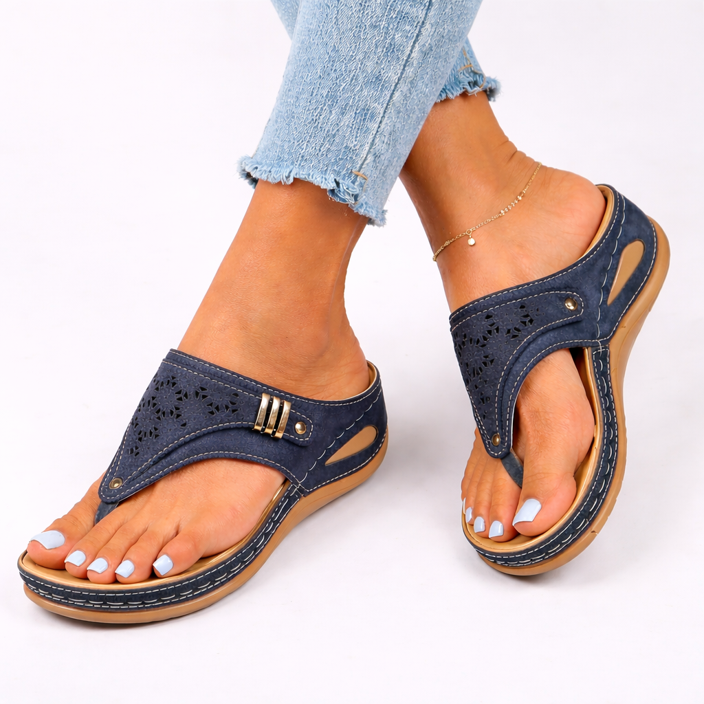 Martina | Bunte Komfort-Sandalen