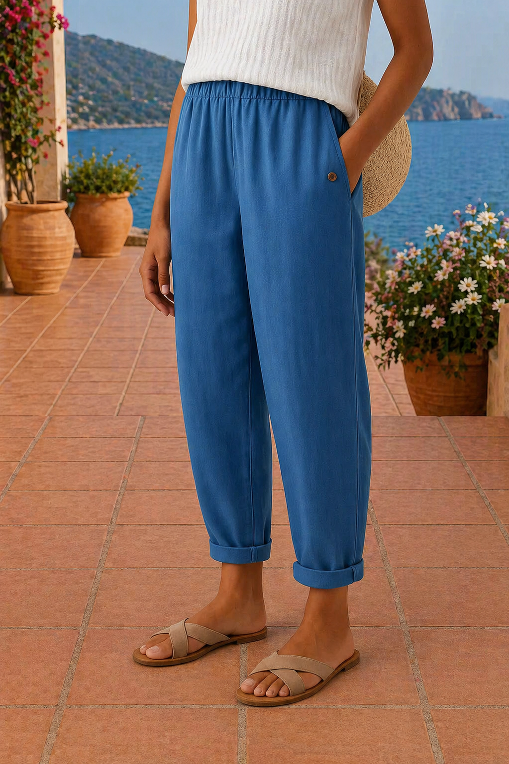 Elke | Luftige Leinenhose mit Komfort Passform