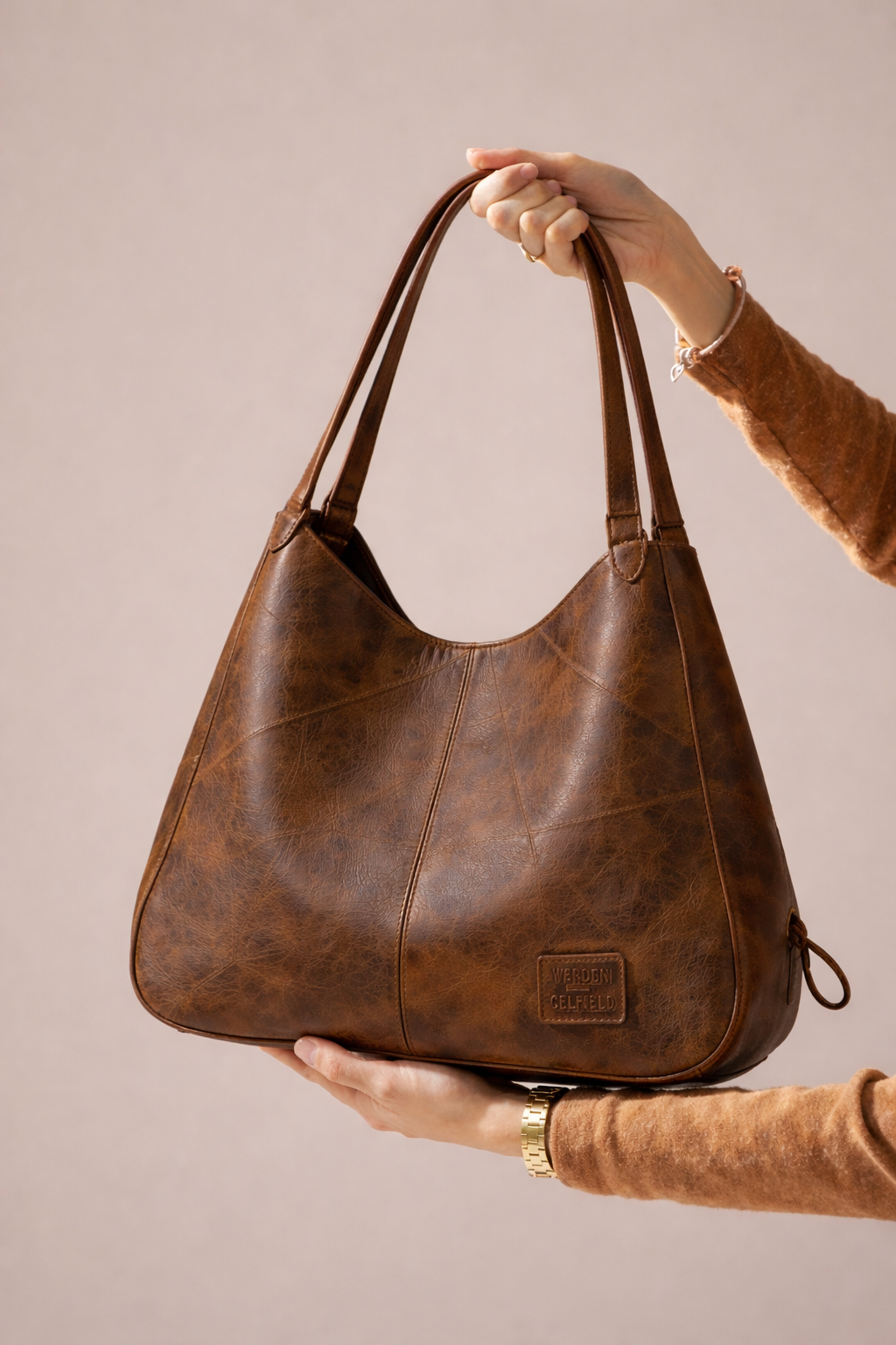 Andrea™ | Ledertasche über die Schulter