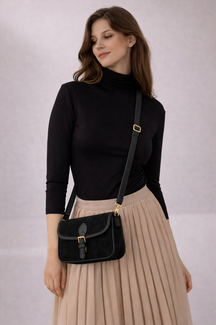 Lynn I Elegante Leder-Umhängetasche