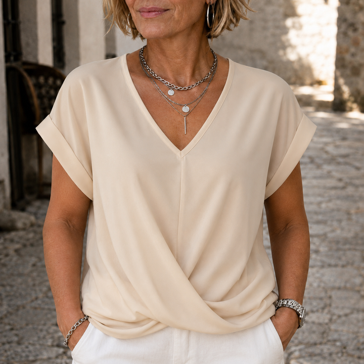 Susana | Komfortables T-Shirt mit eleganter Halslinie (NUR HEUTE 1+1 GRATIS!)