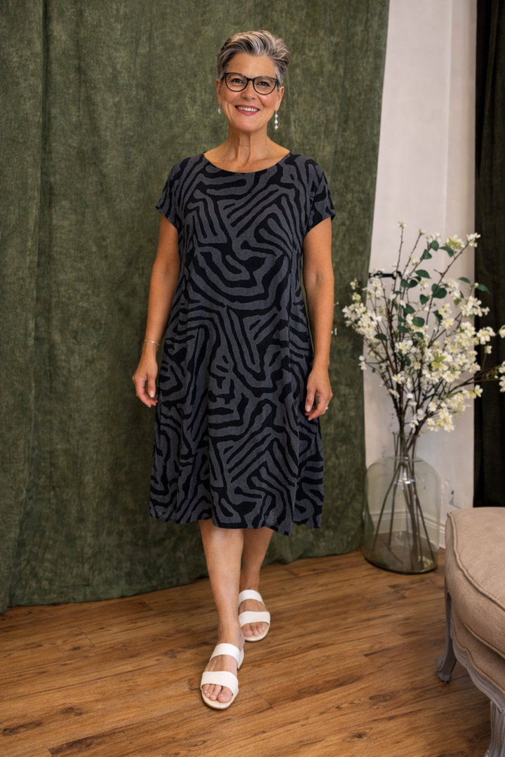 Amalia™ | Elegantes Sommer Midi Kleid