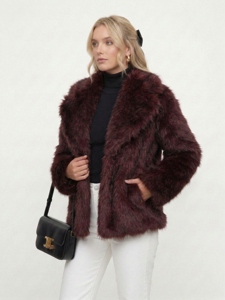 Lea | Kunstfell Oversized Mantel