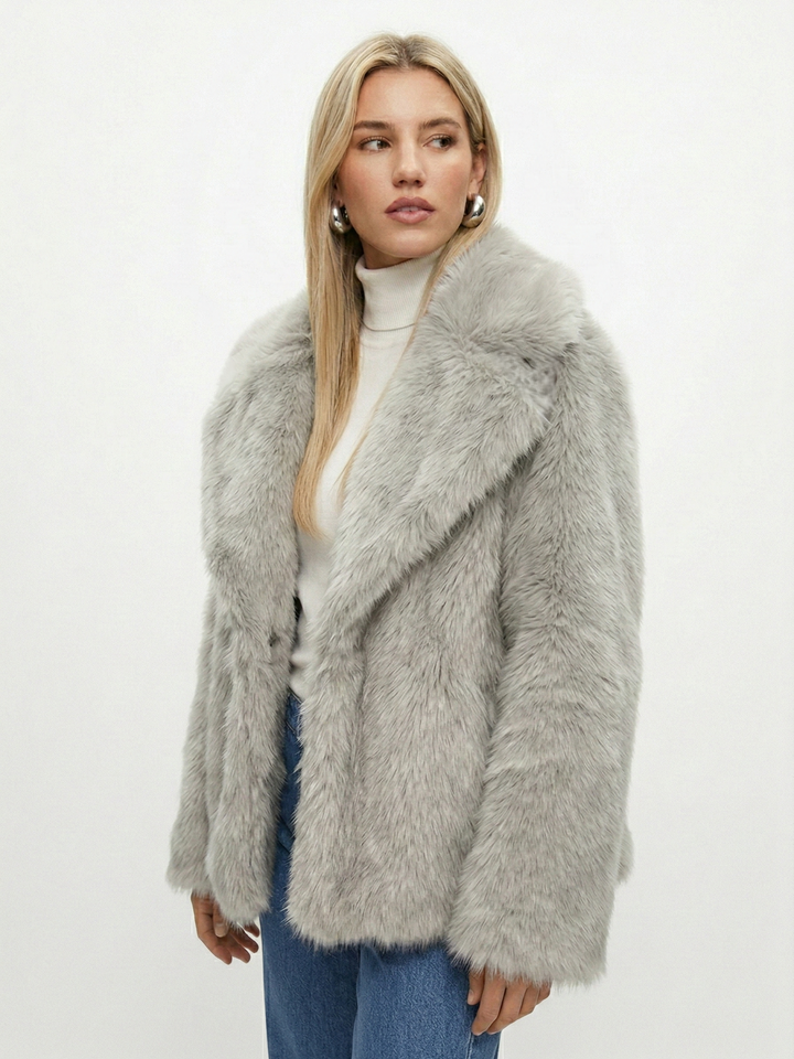 Lea | Kunstfell Oversized Mantel
