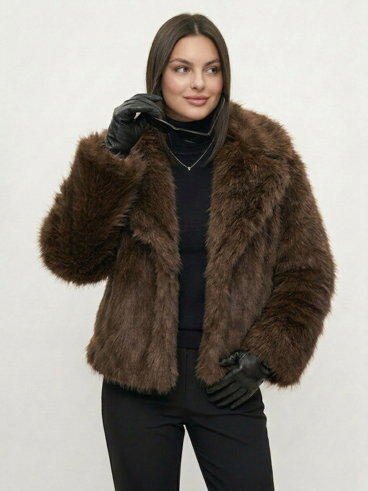 Lea | Kunstfell Oversized Mantel