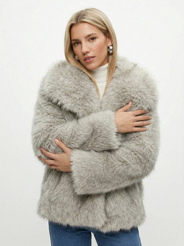 Lea | Kunstfell Oversized Mantel
