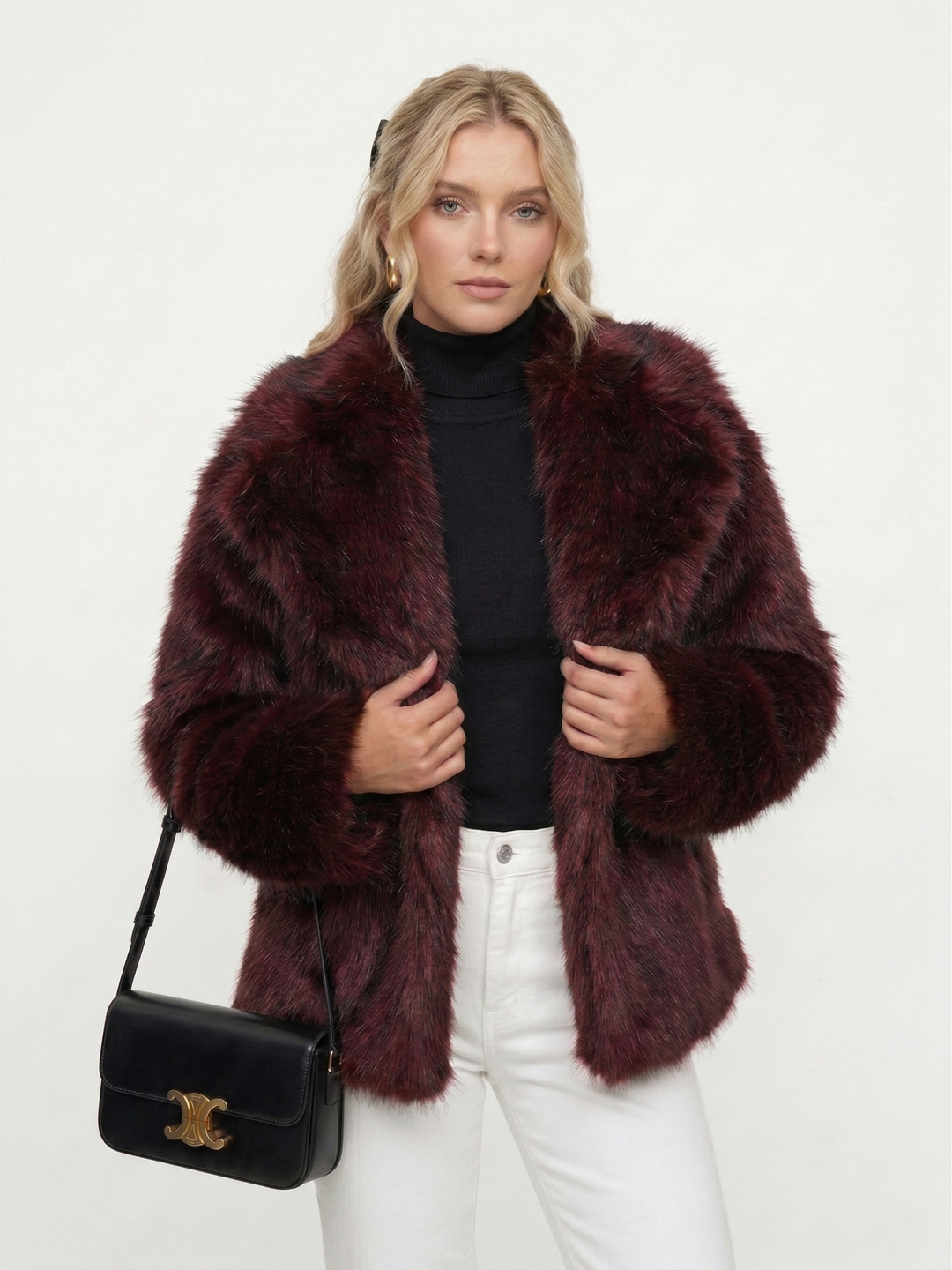 Lea | Kunstfell Oversized Mantel