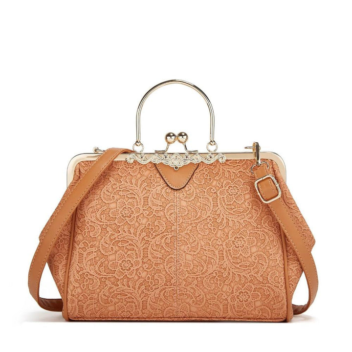 Ingrid | Vintage Kuss-Schloss Handtasche