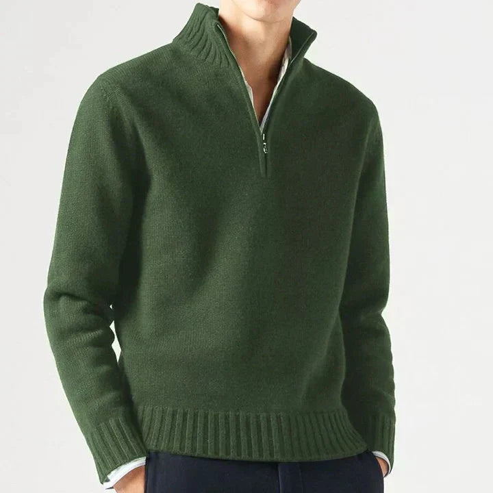 Lucio | Eleganter Half-Zip-Pullover