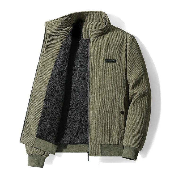 Lukas I Winterwarme Cordjacke – Klassischer Stil mit Fleece-Isolierung