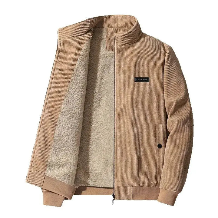 Lukas I Winterwarme Cordjacke – Klassischer Stil mit Fleece-Isolierung
