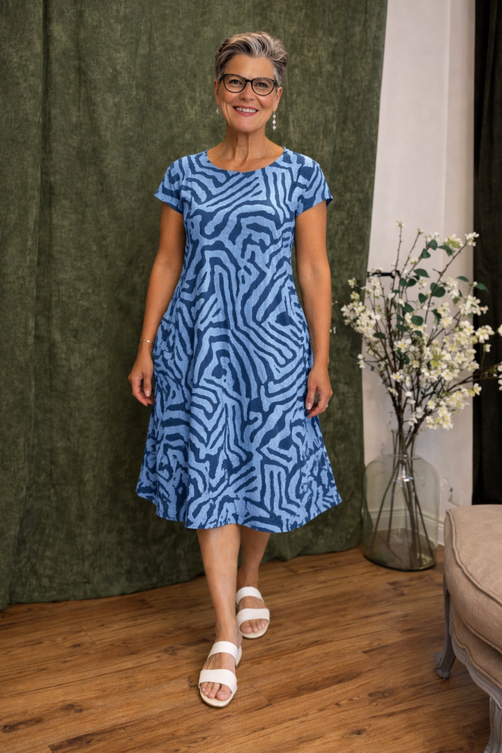 Amalia™ | Elegantes Sommer Midi Kleid