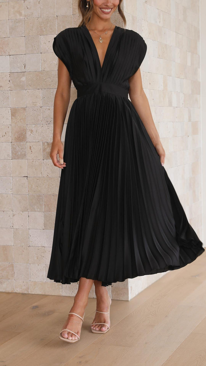 Gloria™ | Plissee-Maxikleid