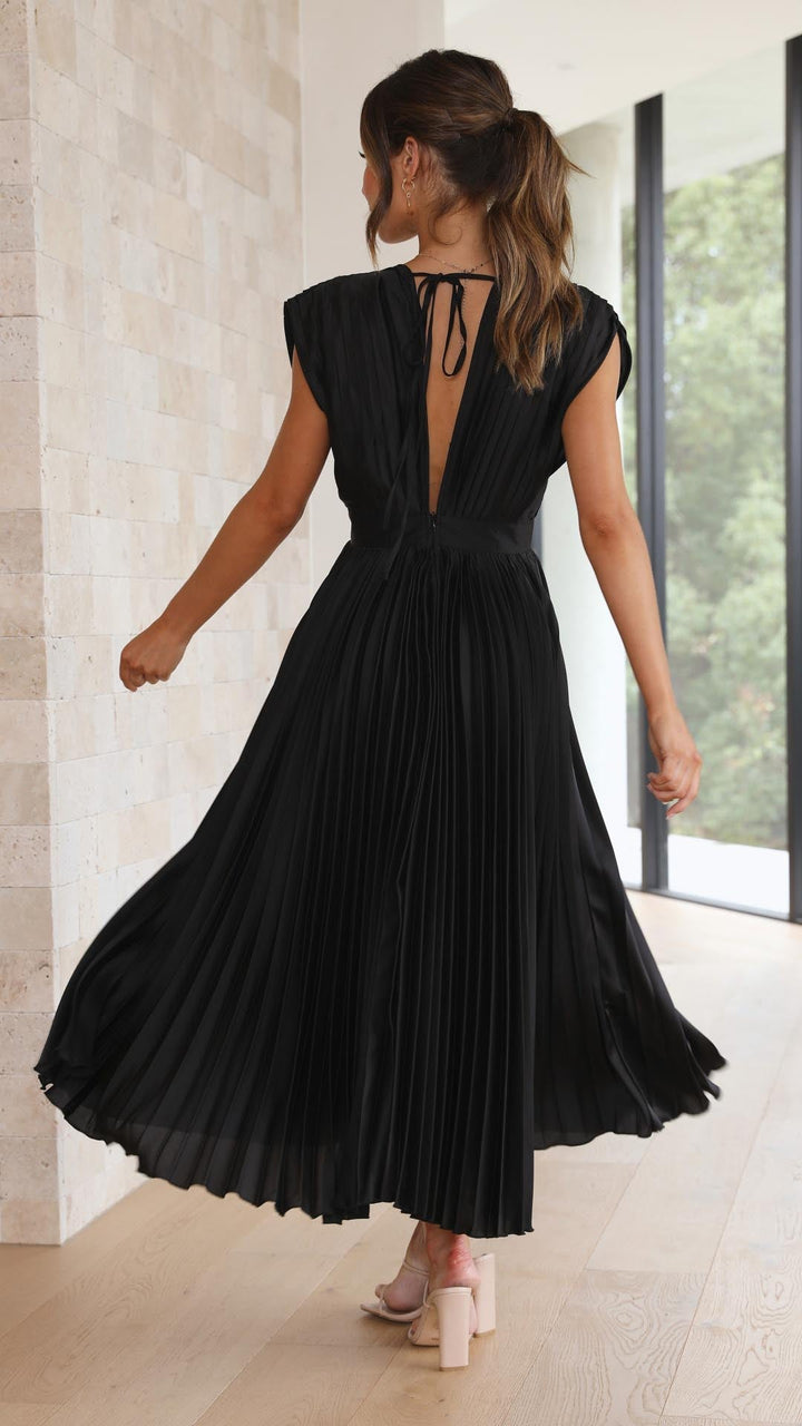 Gloria™ | Plissee-Maxikleid