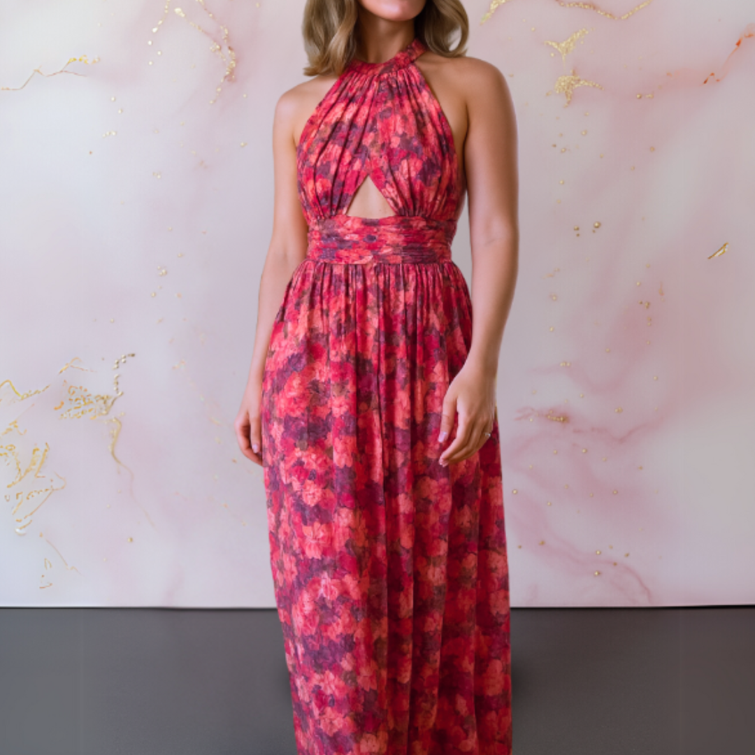 Barbara™ | Seidig weiches Boho-Maxikleid