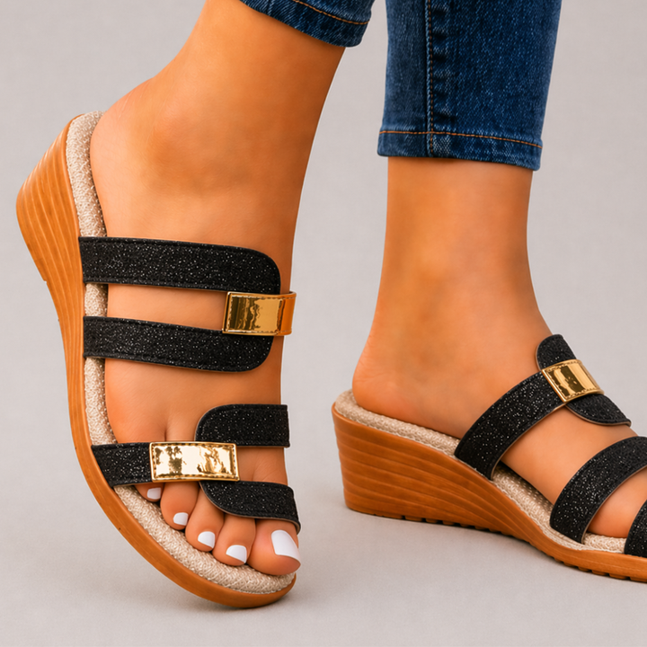 Martina |Bequeme Slide-Sandalen