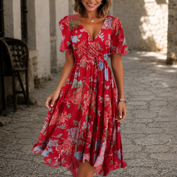 Nelia™ | Elegantes Sommerkleid mit fließender Passform