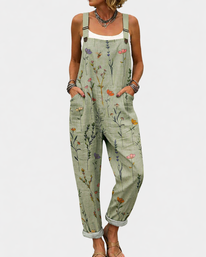 Lyndra | Bequeme Bedruckte Latzhose