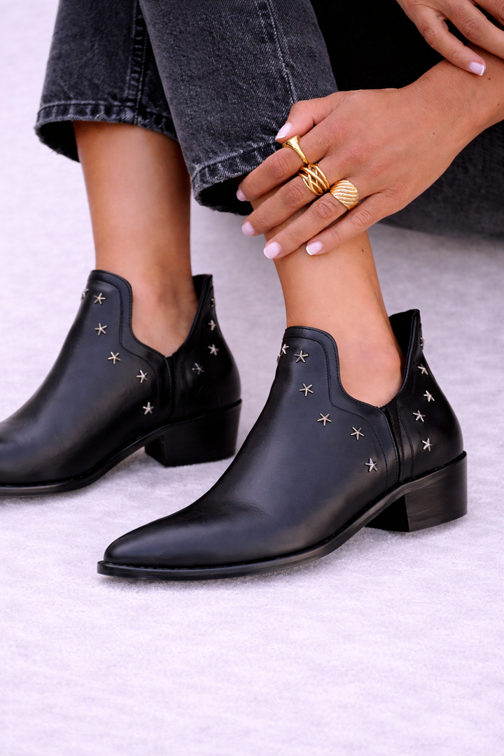 Petra™ | Ankles Boote mit Sternenverzierungen