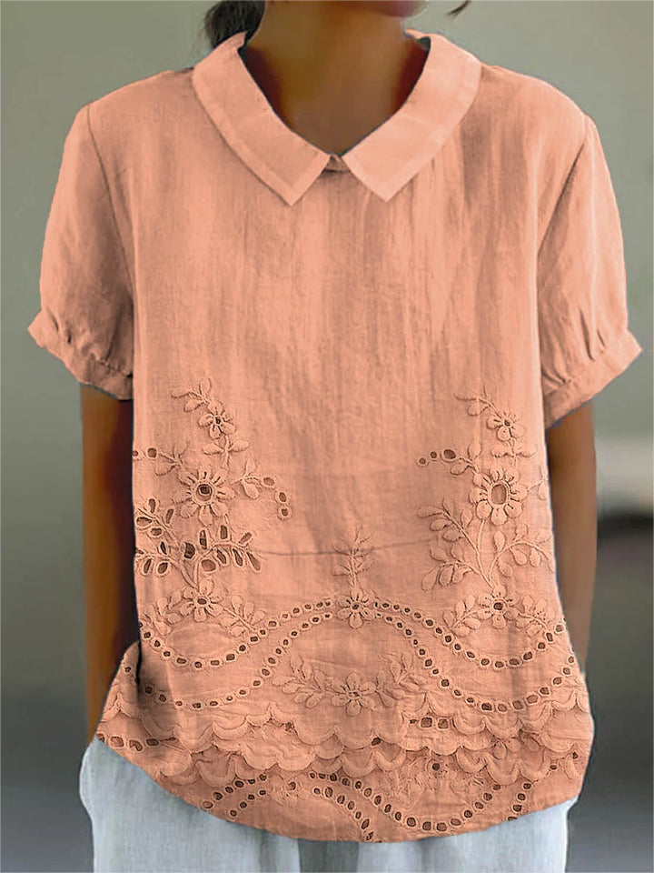 Alina™ | Bluse mit floraler Stickerei