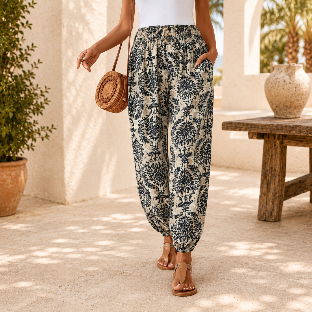 Silke™ | Stilvolle Hose mit Ethno-Muster