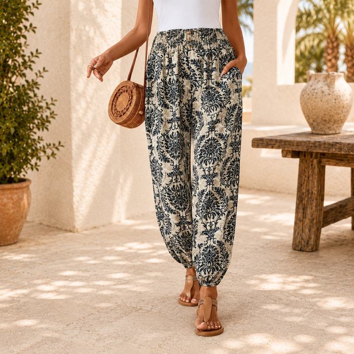 Silke™ | Stilvolle Hose mit Ethno-Muster