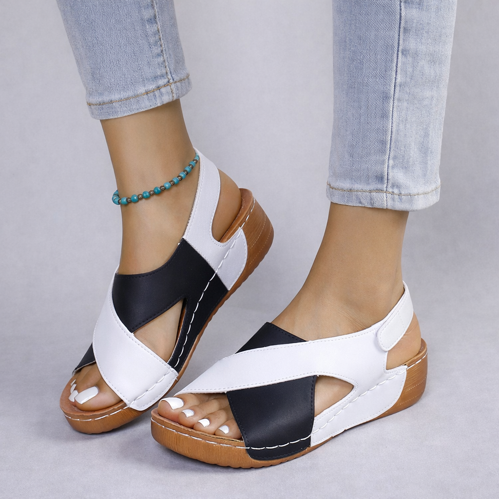 Ava | Komfort-Keilsandalen