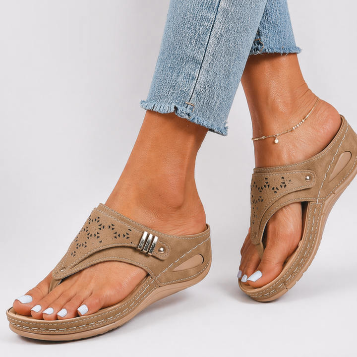 Martina | Bunte Komfort-Sandalen