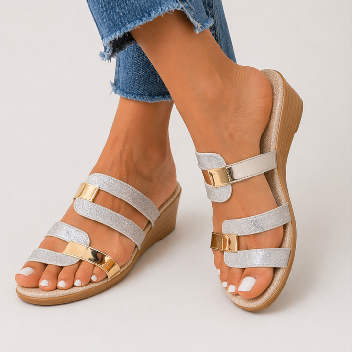 Martina |Bequeme Slide-Sandalen