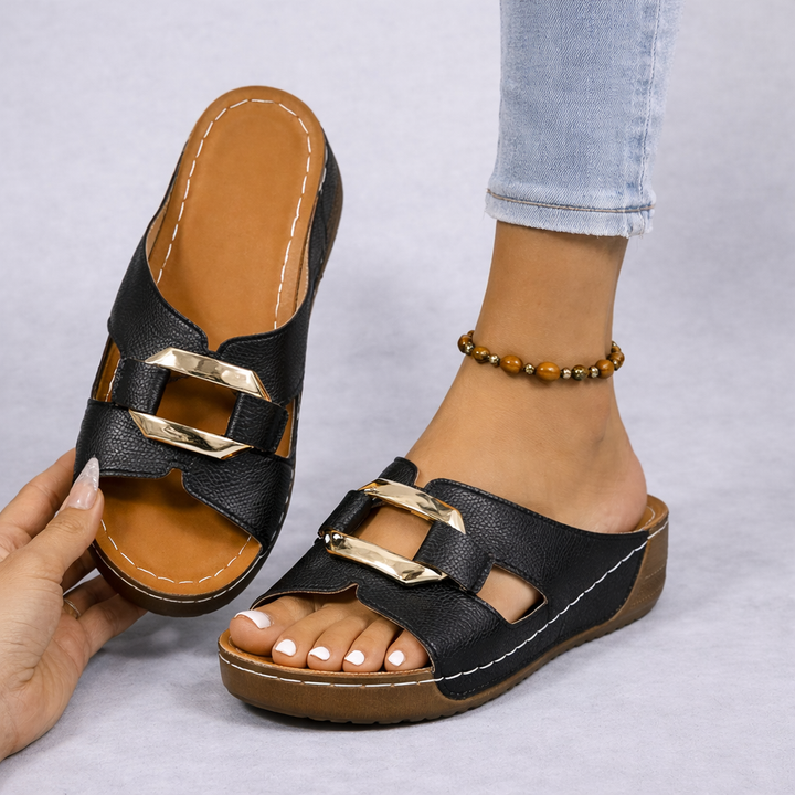Roswitha | Buckle-Sandalen