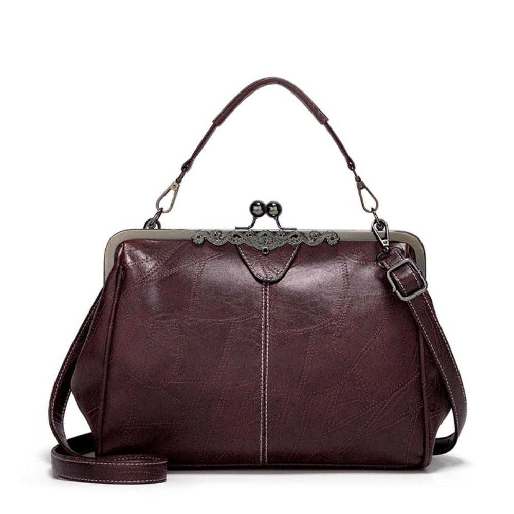 Ingrid | Vintage Kuss-Schloss Handtasche