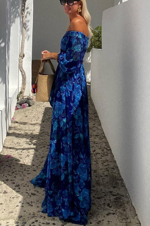 Kayla™ | Romantisches Maxikleid mit Blumenmuster