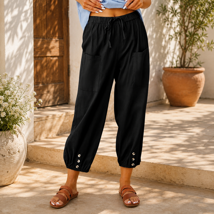 Steffi | Luftige Sommerhose mit elastischem Bund