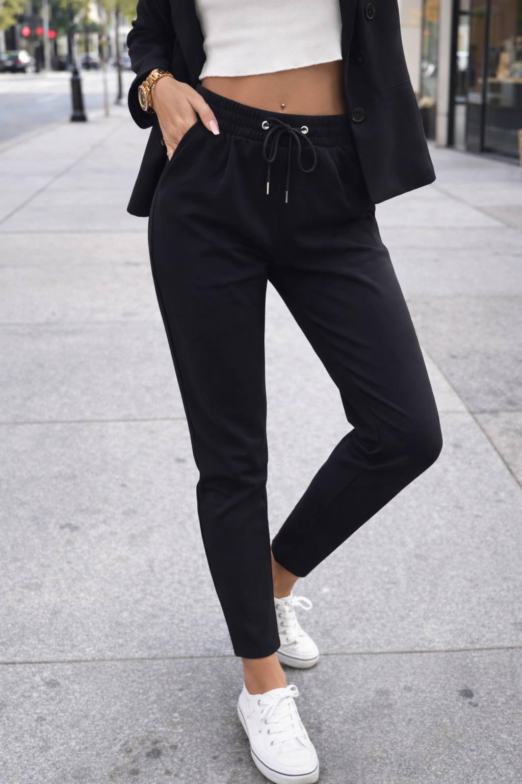 Claudia I Stoff Hose „Classic“