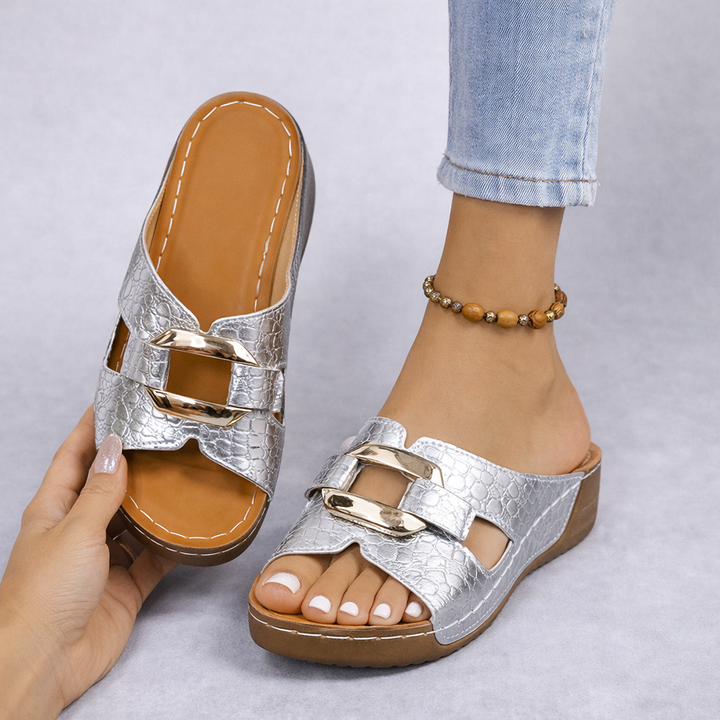 Roswitha | Buckle-Sandalen